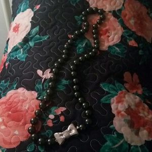 Pre-owned Authentic Kate Spade Blue Pearls